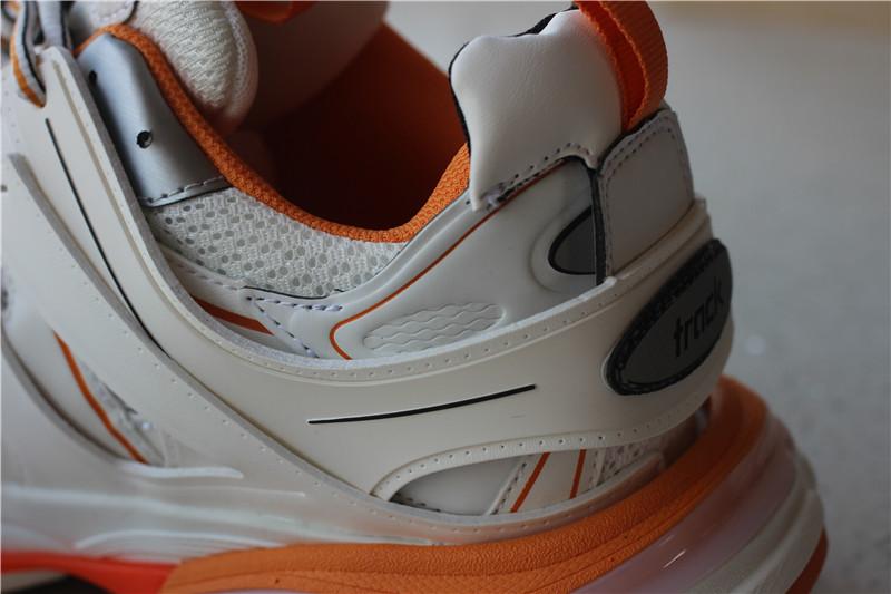 PK God exclusive Balencia Paris Track Sneakers White Orange best version ready to ship